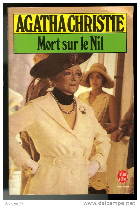 {73473} Agatha Christie " Mort Sur Le Nil " Le Livre De Poche N° 5632 , 4/1987  " En Baisse " - Agatha Christie