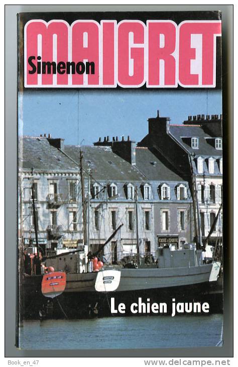 {03736} Simenon " Le Chien Jaune ", Presses Pocket N° 1330 , 1987   " En Baisse " - Simenon