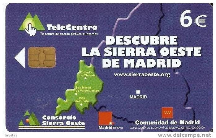 CP-272 TARJETA DE LA SIERRA DE MADRID DE TIRADA 101000 - Commemorative Advertisment