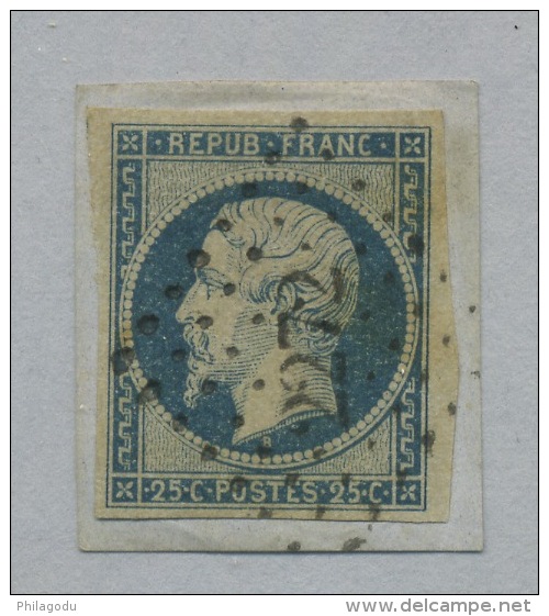 Louis Napoléon, République  N° 10  Ø  2272     (4 Marges), - 1852 Louis-Napoleon