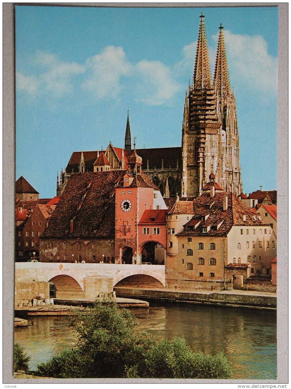 Regensburg, Steinerne Brücke Und Dom St. Peter - Regensburg