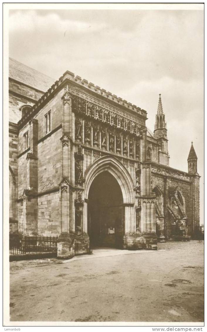 Britain United Kingdom - Worcester Cathedral, The Exterior - Old Real Photo Postcard [P1819] - Autres & Non Classés