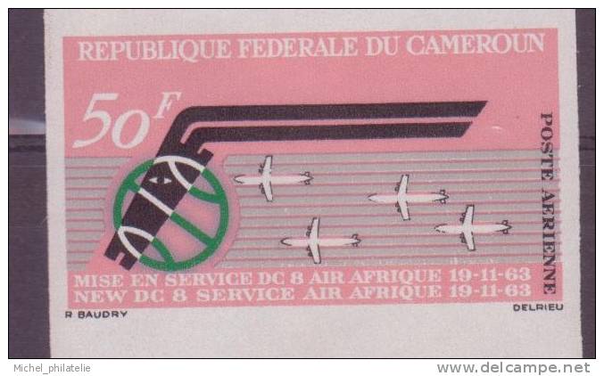 CAMEROUN N° 60** N.D PAR AVION   Compagnie AIR AFRIQUE - Cameroun (1960-...)