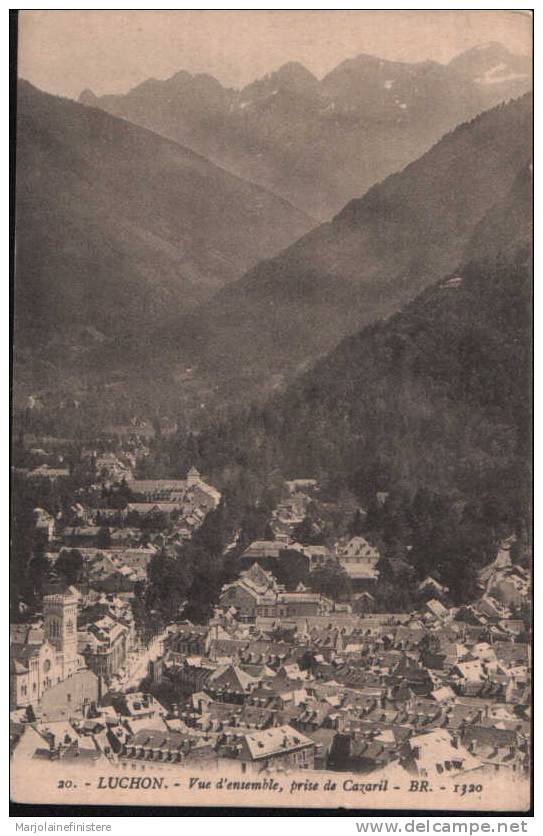 Dép. 31 - LUCHON. - Vue D'Ensemble, Prise De Cazaril. BR. - 1320 N° 20 - Luchon