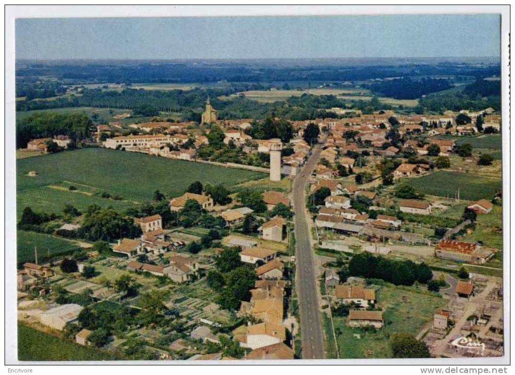 Cpm VILLENEUVE DE MARSAN Vue Aerienne Cim 40 331 - Villeneuve De Marsan