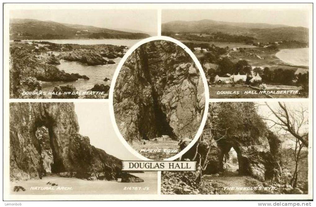 Britain United Kingdom - Douglas Hall - 1937 Used Real Photograph Postcard [P1830] - Kirkcudbrightshire