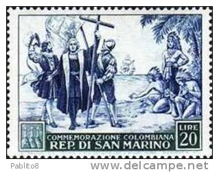 SAN MARINO 1952 COLOMBO SERIE COMPLETA MNH