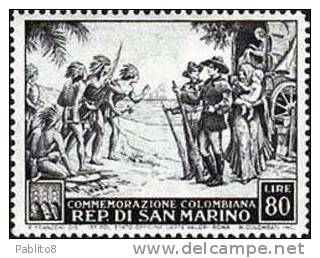 SAN MARINO 1952 COLOMBO SERIE COMPLETA MNH