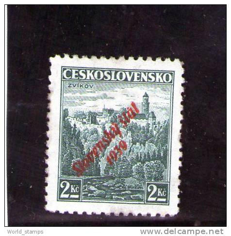 SLOVAQUIE 1939 NEUF* - Unused Stamps