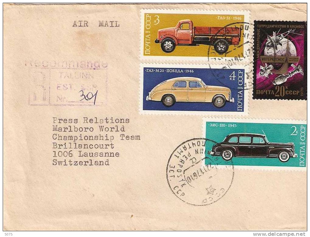 1976 Tallinn Automobiles - Lettres & Documents