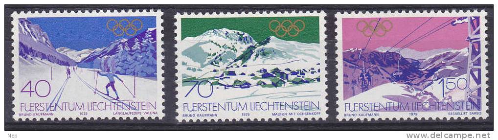 Liechtenstein - Michel - 1979 - Nr 735/37 - MNH** - Cote 3,50€ - Unused Stamps