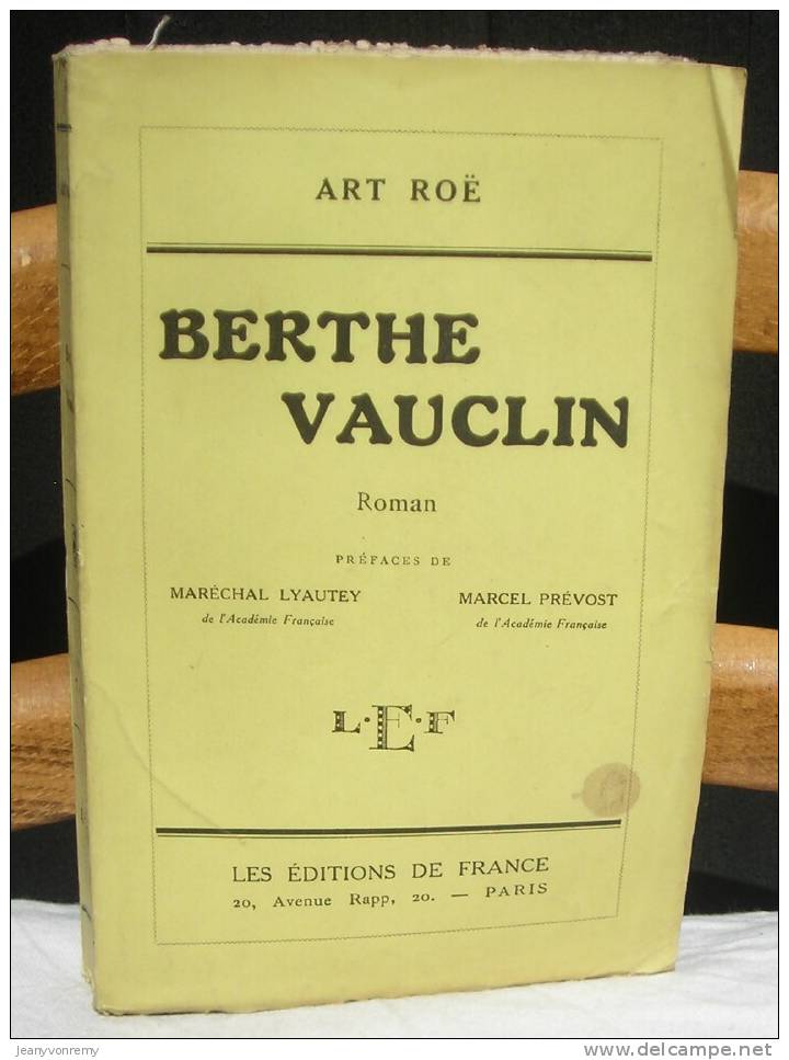 ART ROÉ. Berthe Vauclin. - Historisch