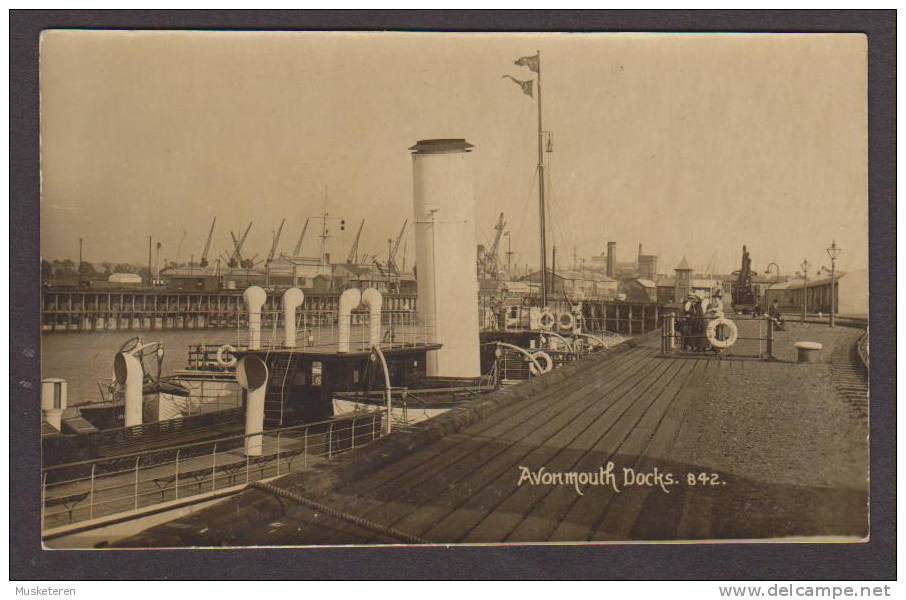 United Kingdom England Gloustershire Bristol Avonmouth Docks 842. Ships Echt Real Photo Véritable - Bristol