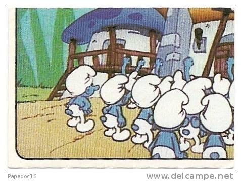 Image Panini - Schtroumpfs N° 110 (1/4 D'image Inférieure Gauche) - Smurfs / Schlümpfe / I Puffi / De Smurfen -ill. Peyo - Sammelbilder