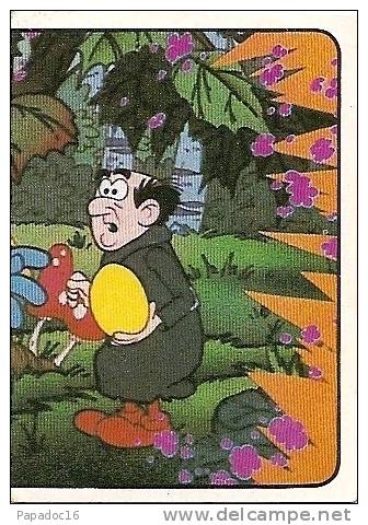 Image Panini - Schtroumpfs N° 129 (demi-image Droite) - Smurfs / Schlümpfe / I Puffi / De Smurfen - Ill. Peyo - Sammelbilder