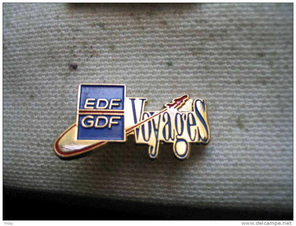 Pin´s EDF-GDF  Voyages - EDF GDF