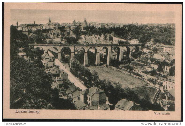 LUXEMBOURG. - Vue Totale. Edit. Th. Wirol, Luxembourg-Gare - Luxembourg - Ville