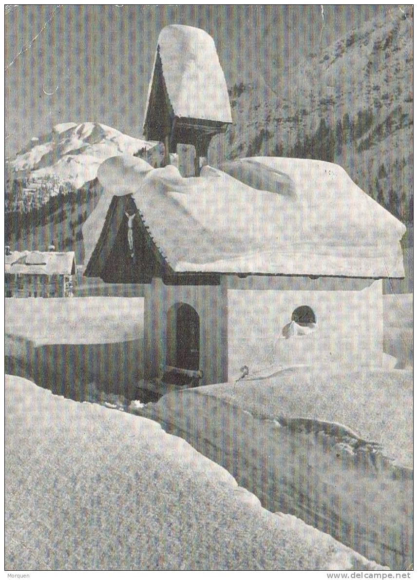 Postal VARMLANDS (Suecia) 1960. Capilla Lech In ARLBERG - Storia Postale