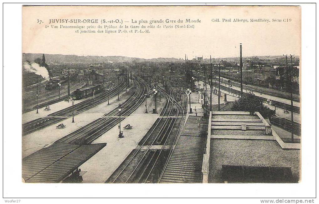 CPA  JUVISY SUR ORGE   La Plus Grande Gare Du Monde - Juvisy-sur-Orge