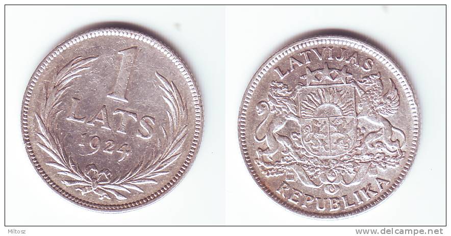 Latvia 1 Lats 1924 - Latvia