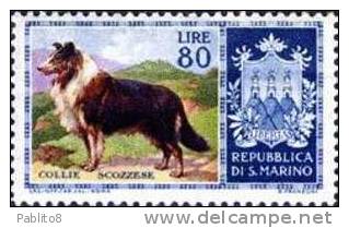 SAN MARINO 1956 CANI SERIE COMPLETA MNH