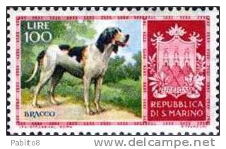 SAN MARINO 1956 CANI SERIE COMPLETA MNH