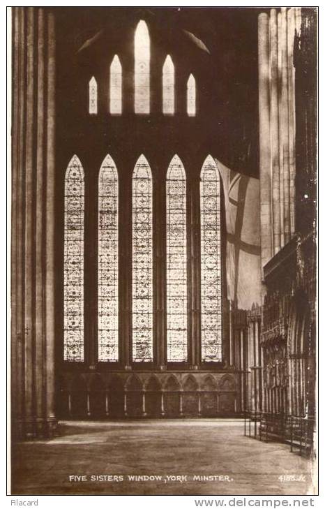 11638   Regno  Unito  York  Minster  Five  Sisters  Window  NV - York