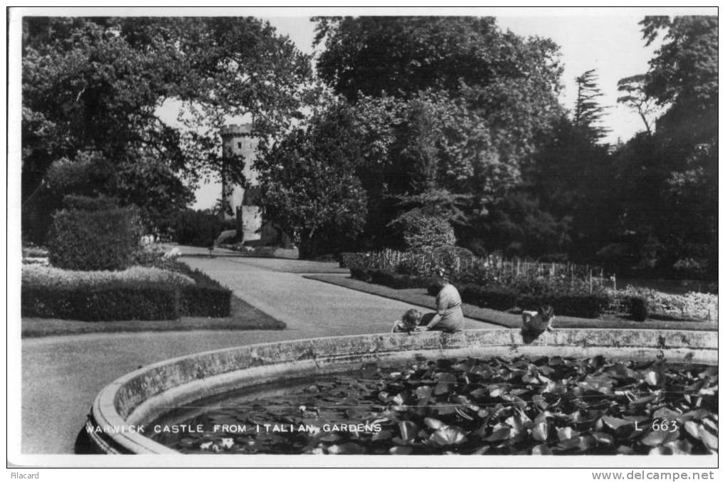 11646  Regno  Unito  Warwick  Castle  From  Italian  Gardens   NV - Warwick