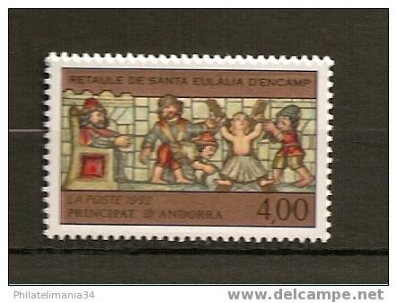 Andorre Français 1992, Retable De Sant Eulalia D'Encamp - Unused Stamps