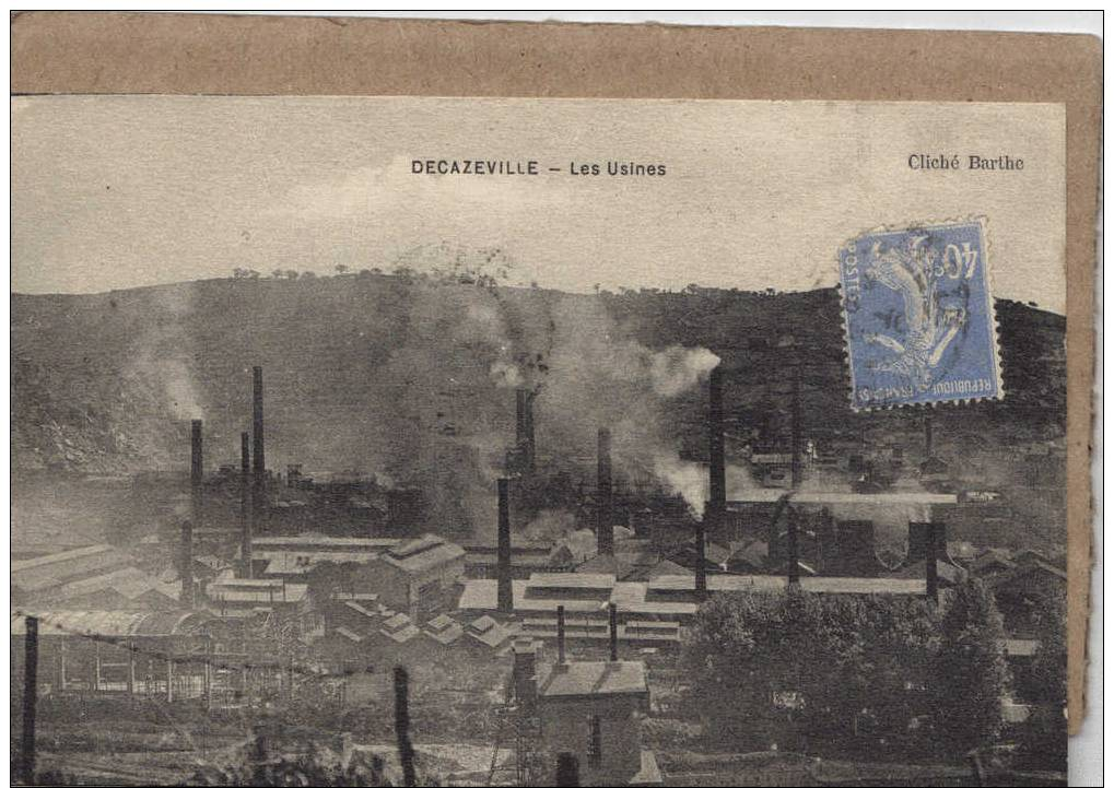 AVEYRON. DECAZEVILLE. LES USINES. - Decazeville