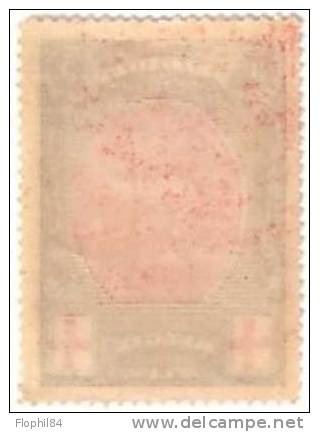 CROIX ROUGE N°132 NEF TRACE CHARNIERE- COTE 12 €. - 1914-1915 Rode Kruis