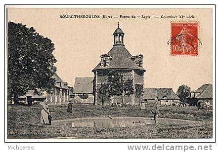 CPA 27 BOURGTHEROULDE - Ferme Du Logis - Colombier XIe Siecle - Bourgtheroulde