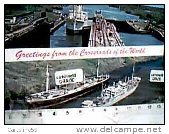 PANAMA ZONE CANAL  NAVE SHIP CARGO N1990 CW20518 - Panama