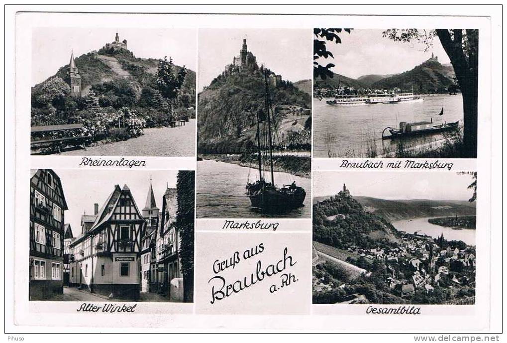 D1558   BRAUBACH : Gruss Aus ( Multiview) - Braubach