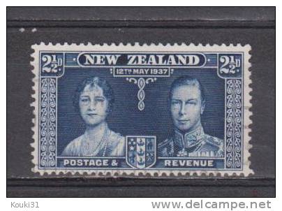 Nouvelle-Zélande YT 234 Obl : Couronnement De George VI - Usados