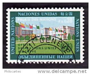 Nations Unies Genève   1969 -  Y&T 4   - Palais  Des Nations -  Oblitéré - Used Stamps