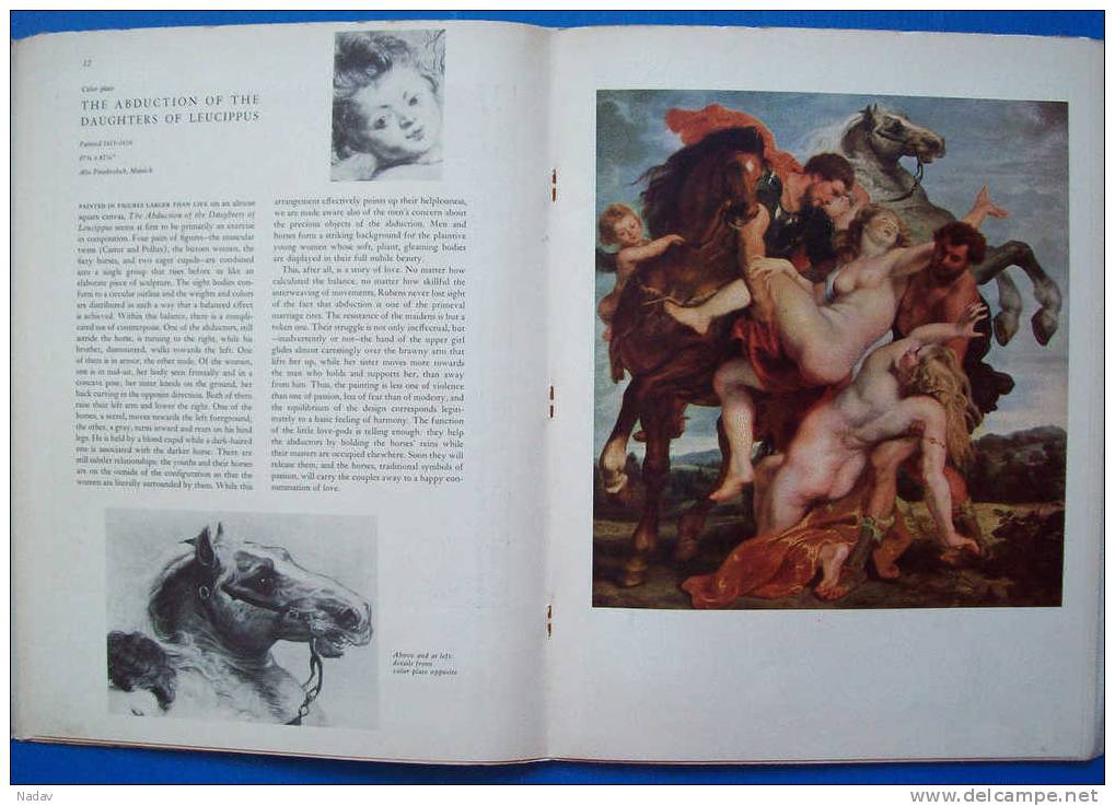 1955, Rubens, Abrams Art Book Portfolio -29 Prints, 32,5x25cm. Full Set. - Prints & Engravings