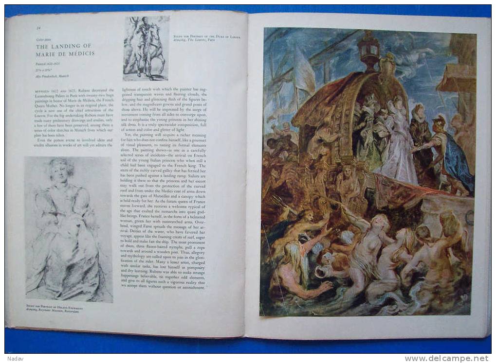 1955, Rubens, Abrams Art Book Portfolio -29 Prints, 32,5x25cm. Full Set. - Prints & Engravings