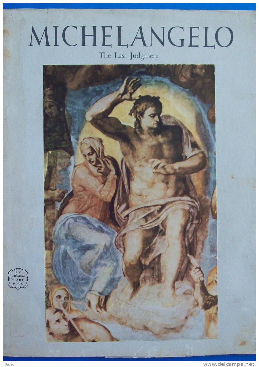 1955, MICHELANGELO, Abrams Art Book Portfolio-23 prints, 32,5x25cm. Full set.