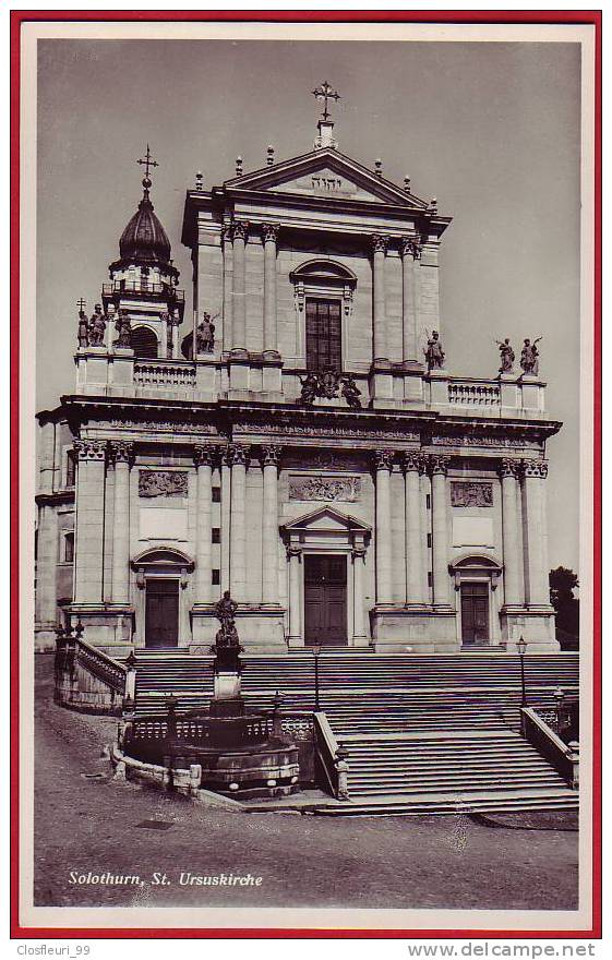 Soleure Drei (3) Karten / Innere Der Gebrennte Kirche / Eingang / Hinten Der Kirche ... - Soleure