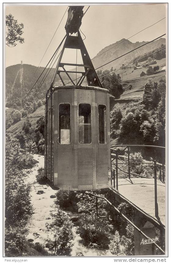 CARTE PHOTO BAREGES - TELEFERIQUE DE LA LAQUETTE - Funiculaires