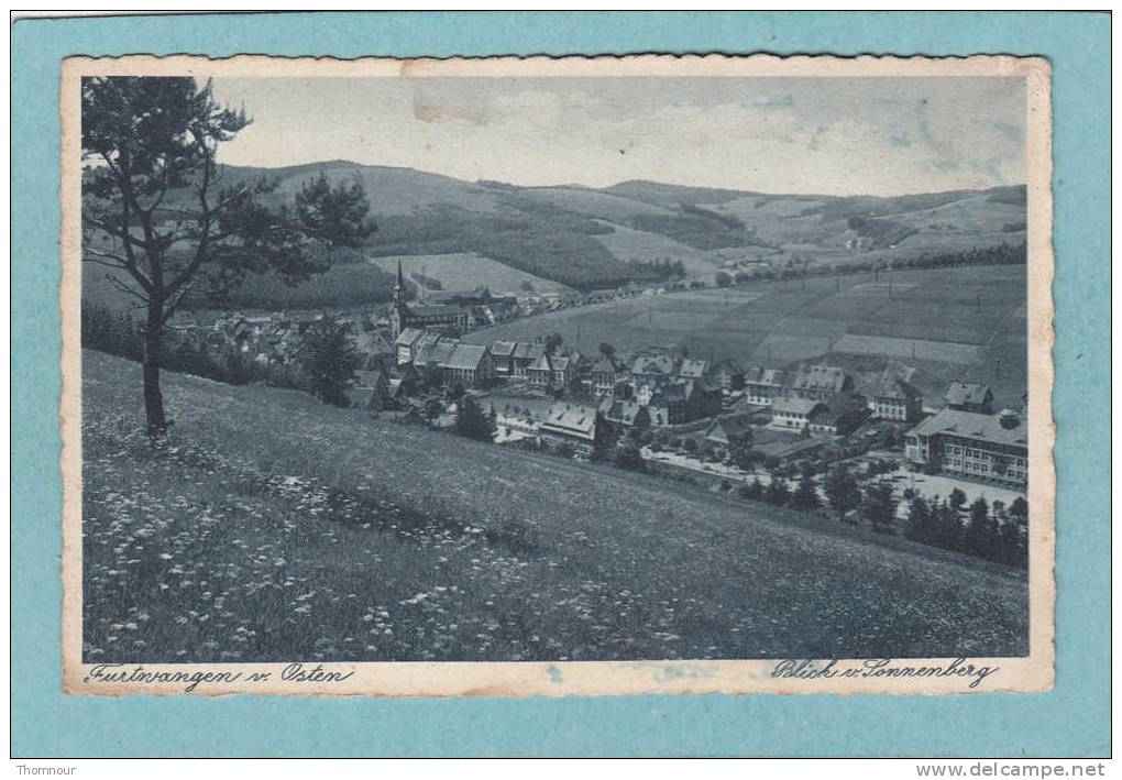 FURTWANGEN  V.  OSTEN  -  Blick V. Sonnenberg  - - Furtwangen