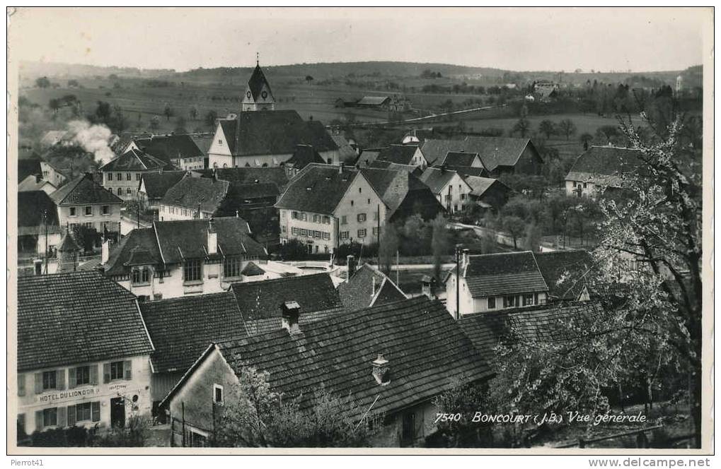 SUISSE - BONCOURT  Vue Générale - Court