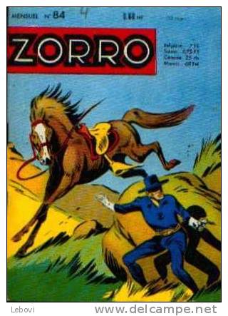 ZORRO Mensuel N°84 (05/1962) - Zorro