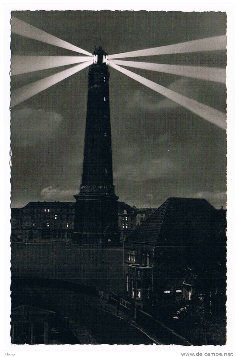 D1570    BORKUM : Leuchtturm ( Vuurtoren,Lighthouse) - Leer