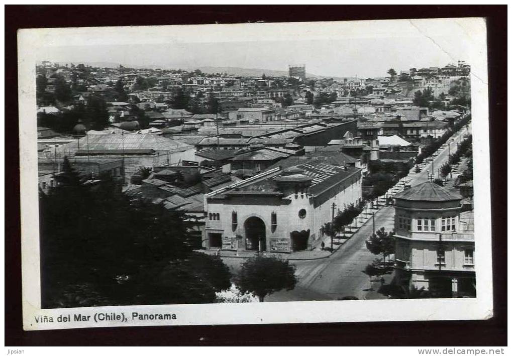 Cpa Du Chili Vina Del Mar Chile Panorama  V1b - Chili