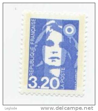 2623** - Type Marianne Du Bicentenaire - 3.20f Bleu (1990) - 1989-1996 Bicentenial Marianne