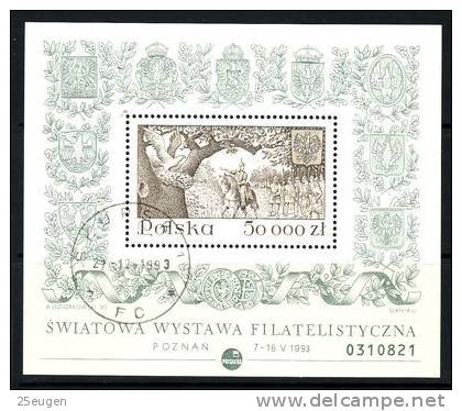 POLAND 1993 MICHEL No: Bl.122 A  USED - Gebraucht