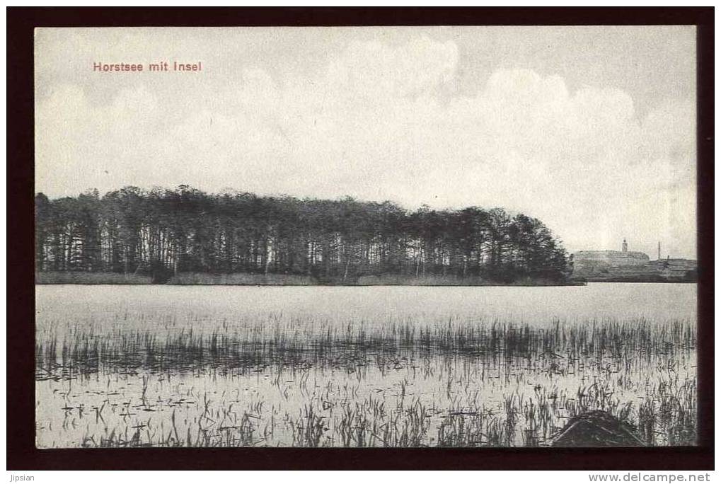 Cpa D´ Allemagne Saxe Wermsdorf  Horstsee  Mit Insel   V1c - Wermsdorf