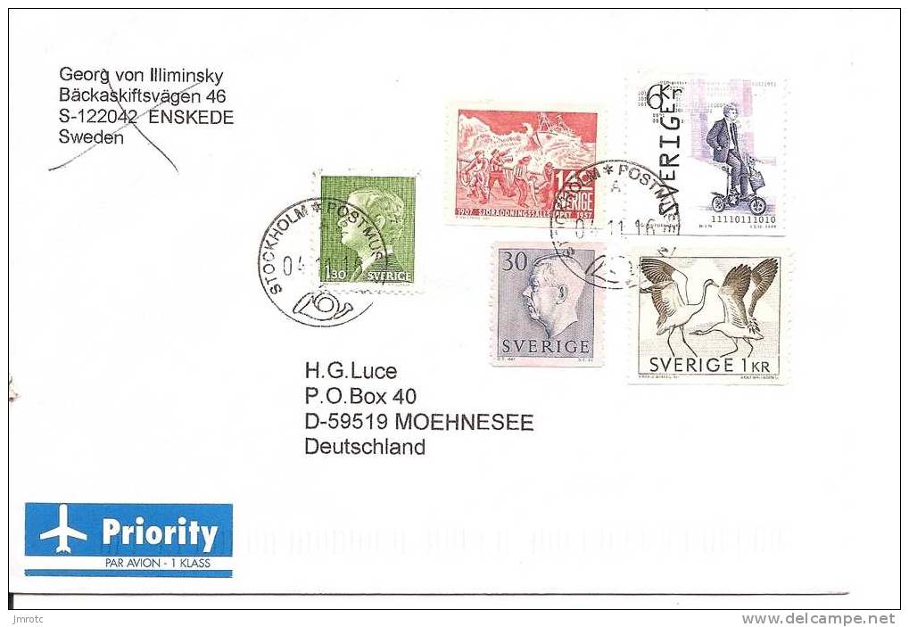 Lettre  Suede 2004 (804) - Storia Postale